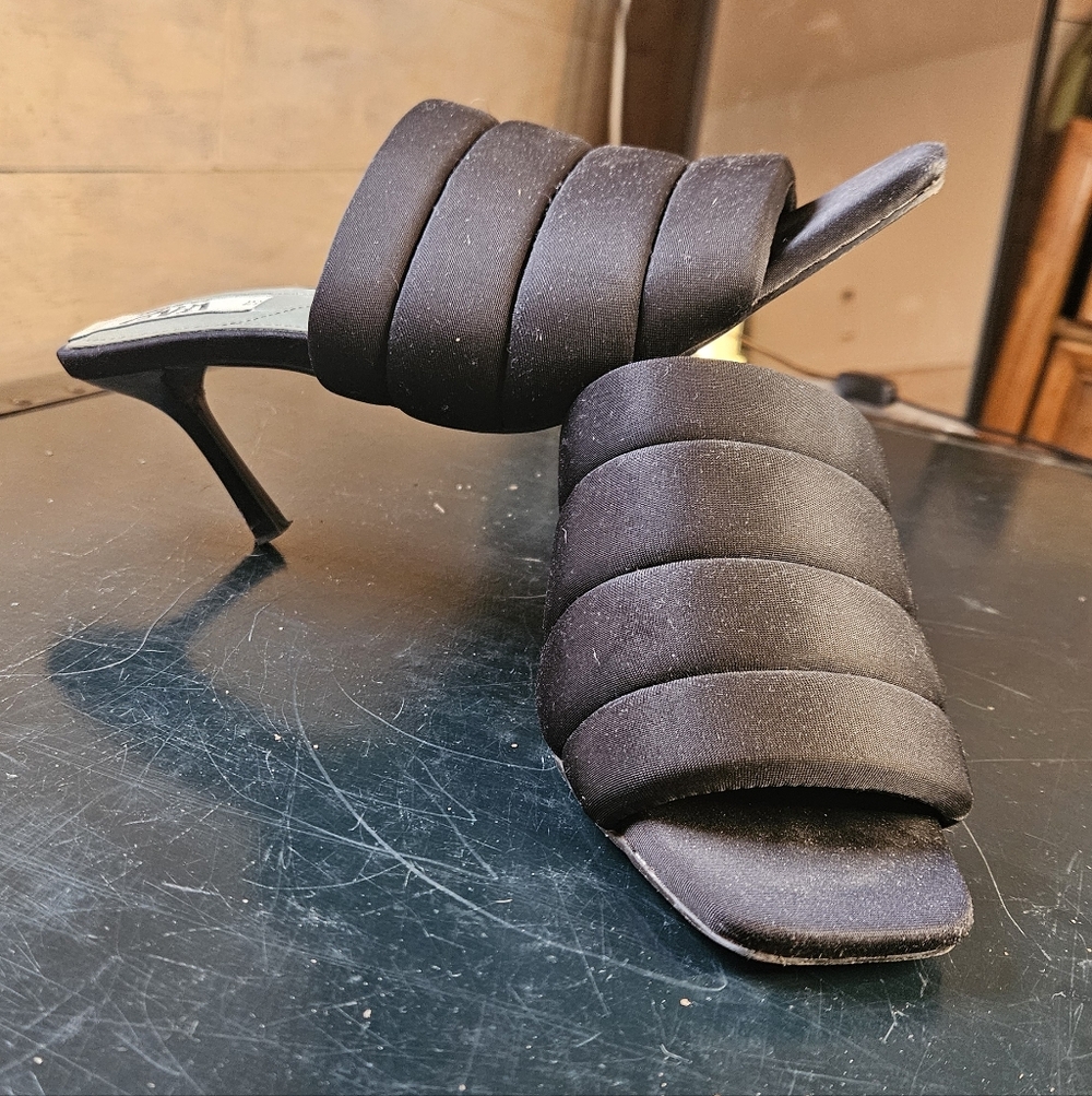 Zara Puffer Quilted Heels